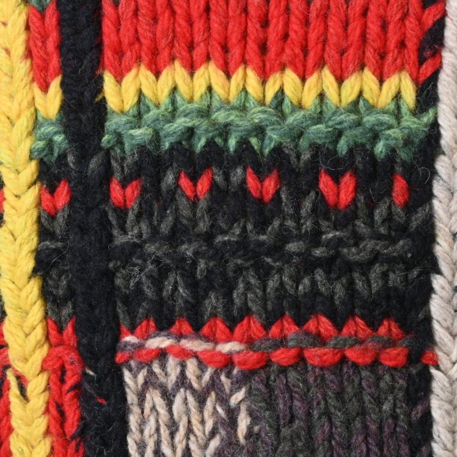DRIES VAN NOTEN 編み込み ウール混 ニット ベスト L マルチ ドリス 