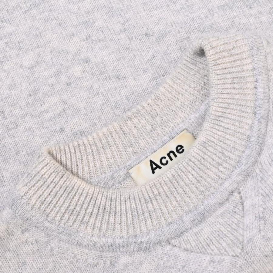 が登場 ACNE STUDIOS WIONA CASHMERE カシミヤ プルオーバーニット XXS グレー アクネ ストゥディオズ KL4BLAPK01