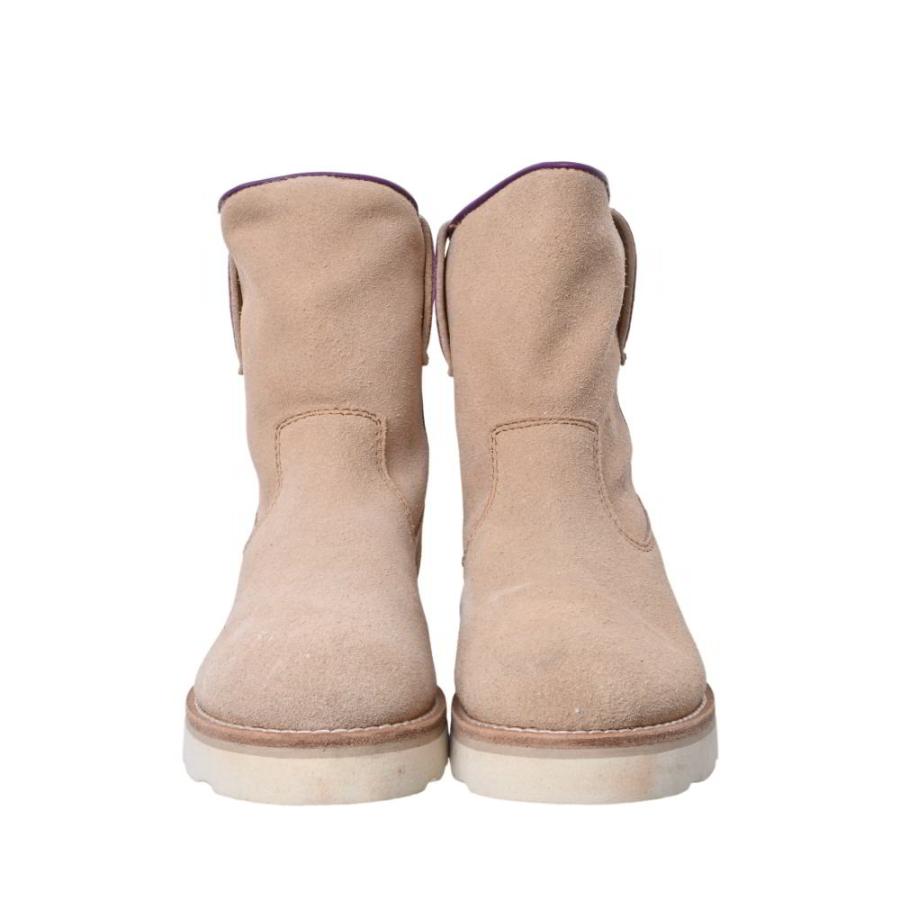 未使用 HYSTERIC GLAMOUR スエード ペコスブーツ 23.5cm ベージュ 