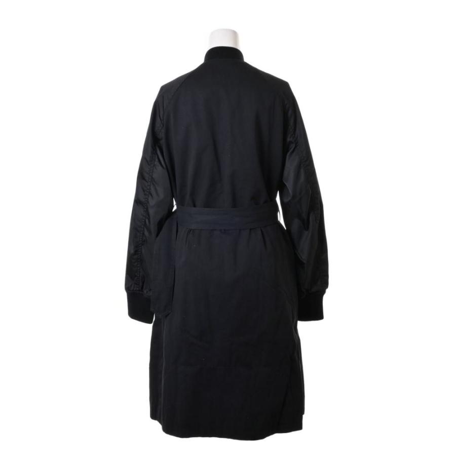 3.1 Phillip Lim ドッキング トレンチ コート 0 ブラック スリーワン  