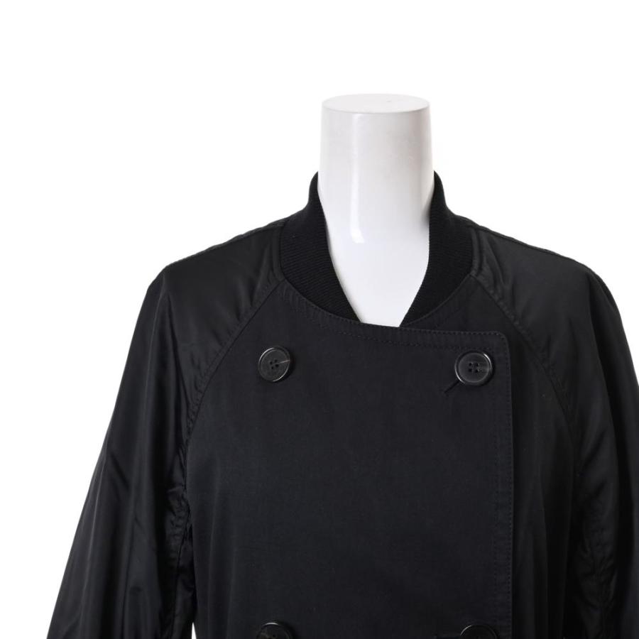 3.1 Phillip Lim ドッキング トレンチ コート 0 ブラック スリーワン  