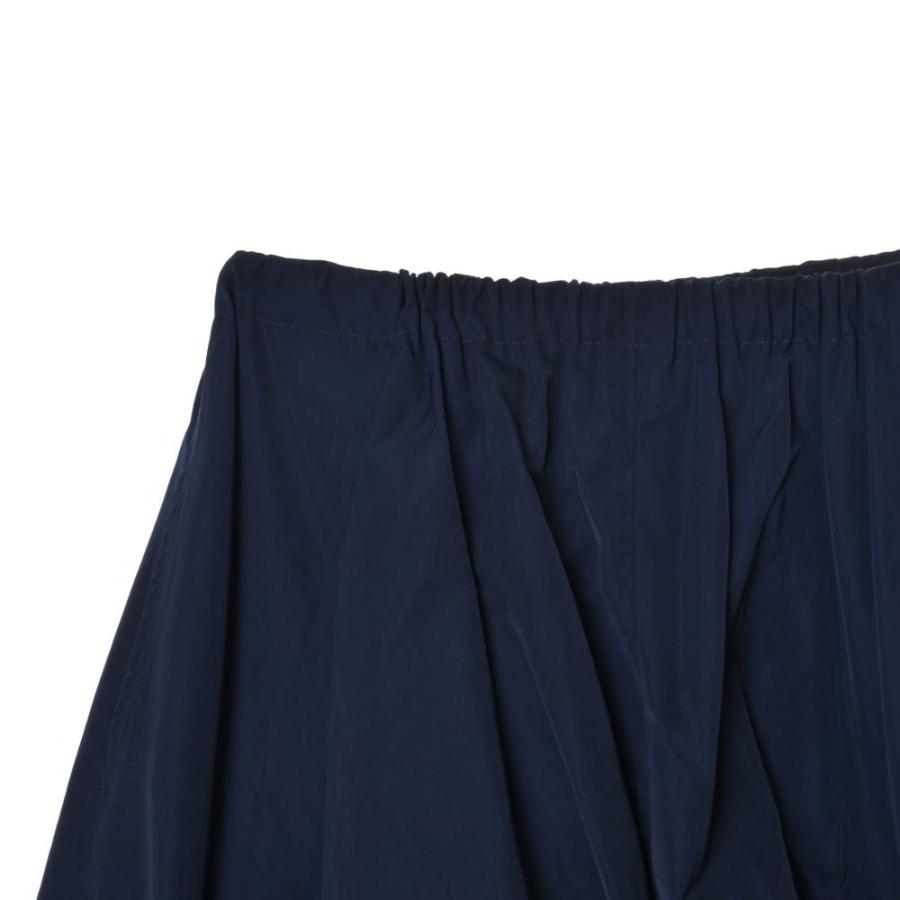 ENFOLD 美品 メモリーグログラン Crumple スカート 36 ネイビー  