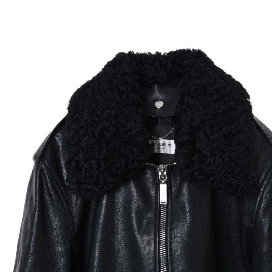 SAINT LAURENT 美品 Saint Laurent Paris ムートン付き 2way 