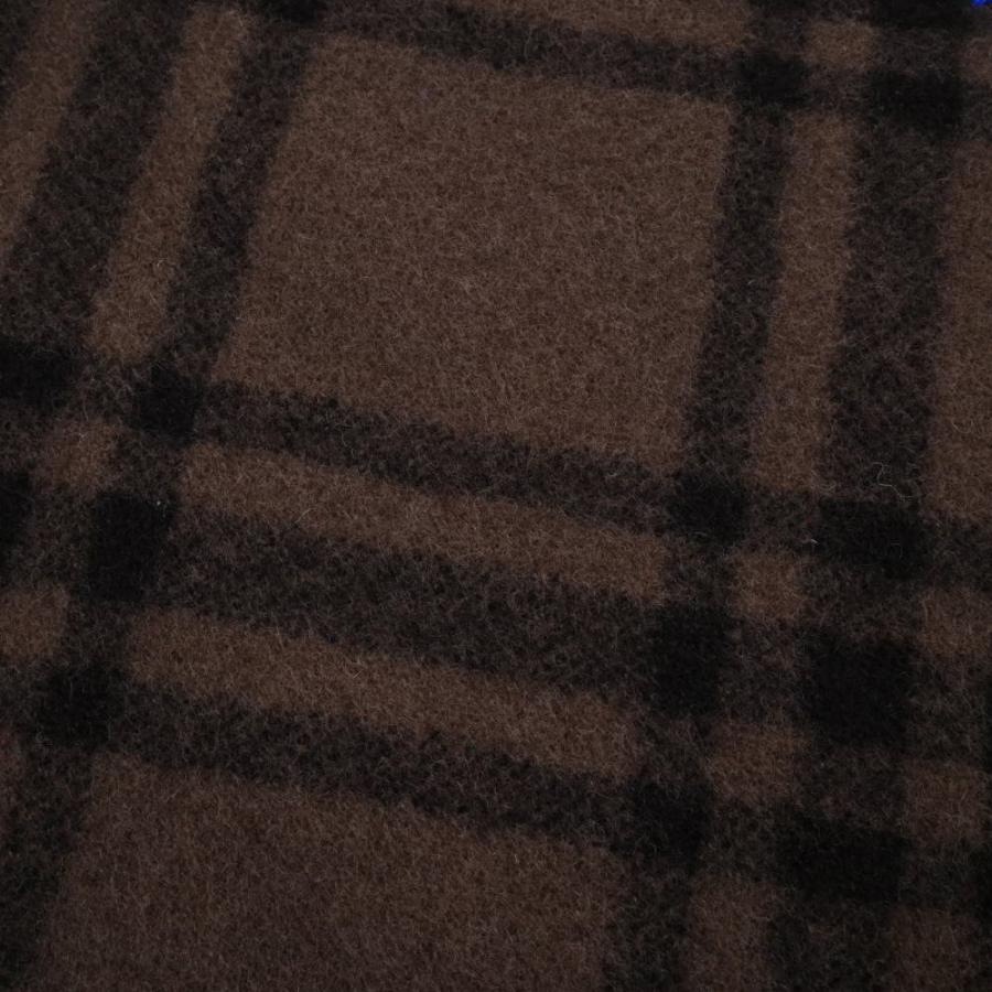 BURBERRY PRORSUMチェックウールブランケットブラウン BURBERRY（バーバリー） 未使用 BURBERRY PRORSUM チェック ウール