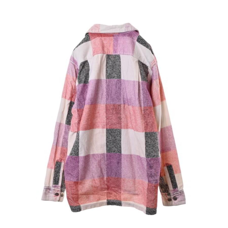 美品 General Reserch パラサイトポケット チェック ネル シャツ M