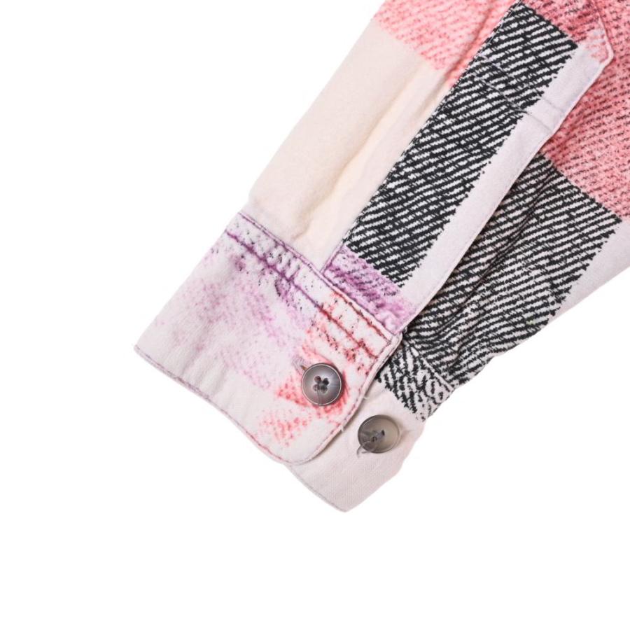 美品 General Reserch パラサイトポケット チェック ネル シャツ M