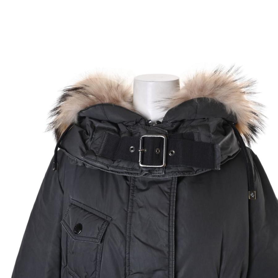 MONCLER PHALANGERE ダウンコート ファー付 グレー