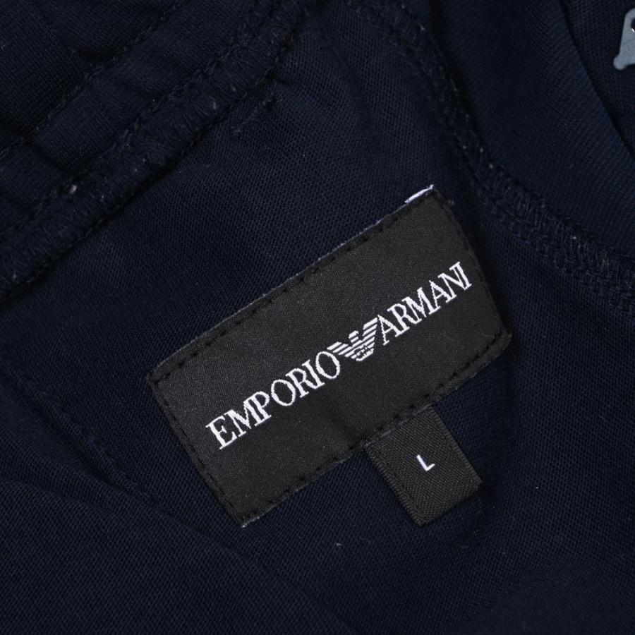 美品 EMPORIO ARMANI 裾リブ イージーパンツ L ネイビー エンポリオアルマーニ KL4BKAKP13｜cyclehearts｜08