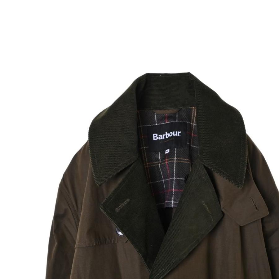 Barbour WHITLEY トレンチ コート 42 オリーブ バーブァー KL4BUAUL20