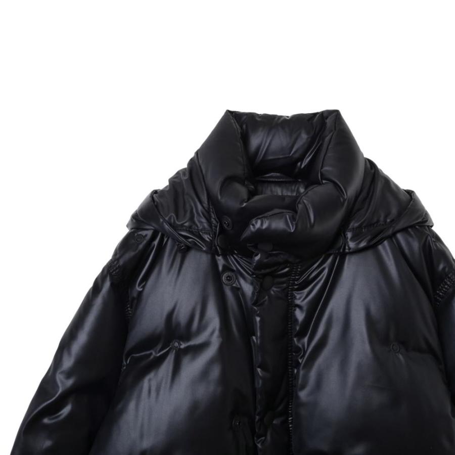 美品 ISSEY MIYAKE 2way ダウンジャケット 4 ブラック イッセイミヤケ 