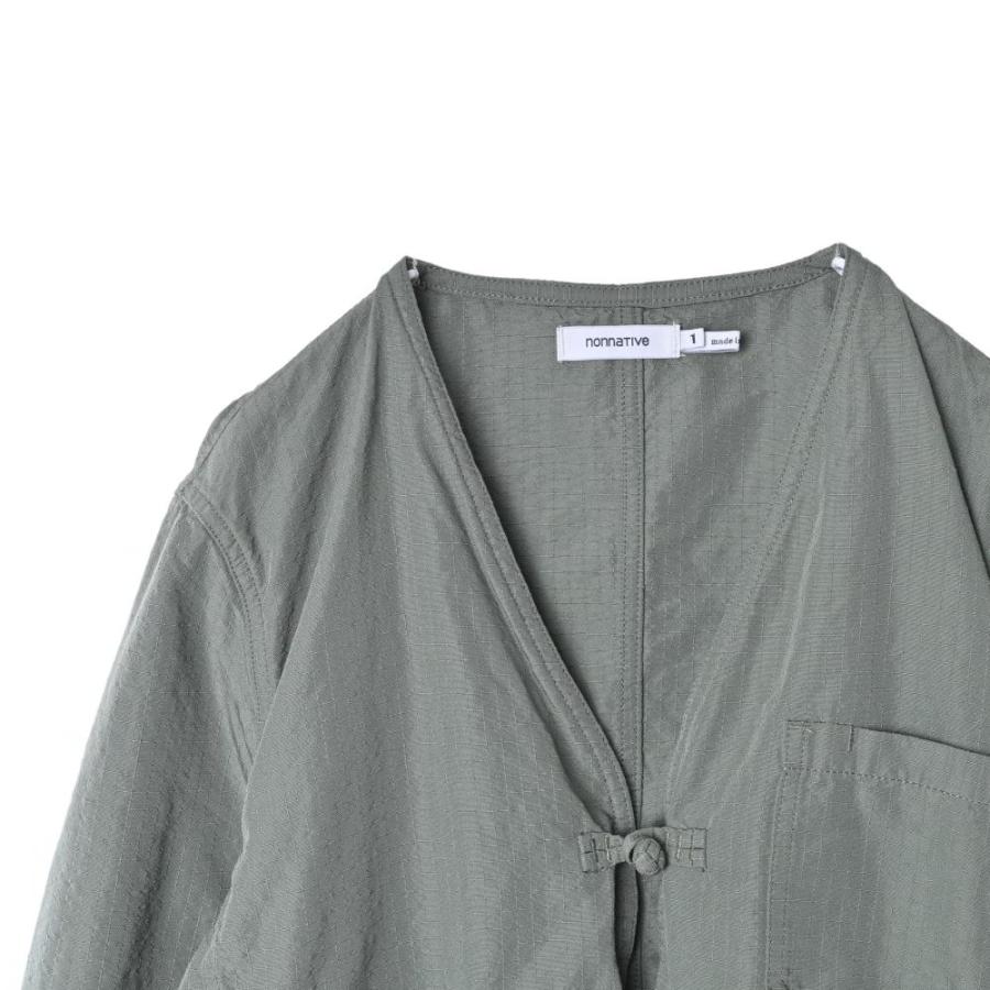 nonnative master jaketサイズ1 チャイナジャケット nonnative（ノンネイティブ） 美品 リップストップ チャイナ マスター