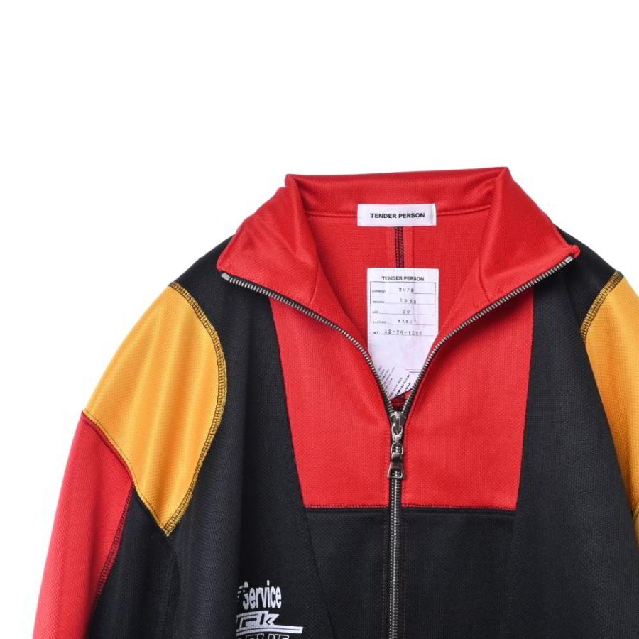 TENDER PERSON 美品 レイヤード プルオーバー トップス 0 レッド 