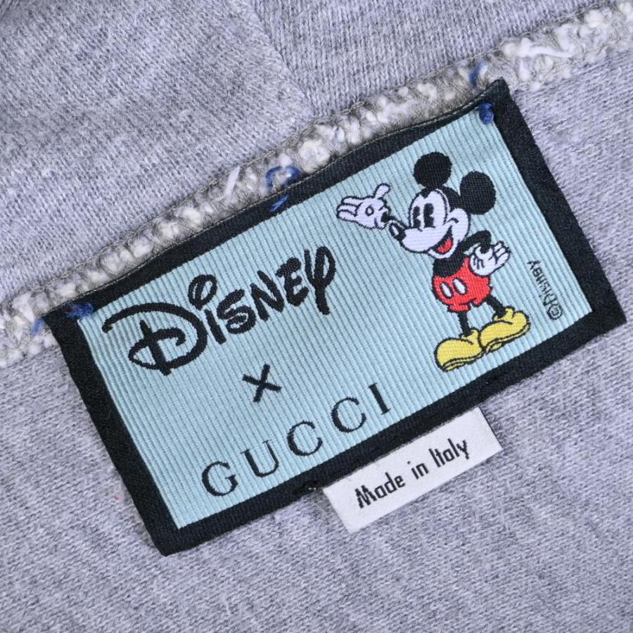 GUCCI 604218 ミッキープリント プルオーバーパーカ XS グレー グッチ  