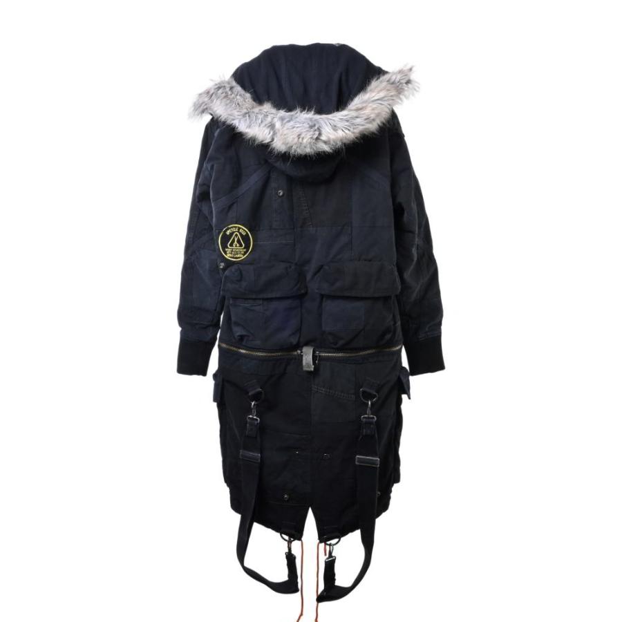 美品 GREG LAUREN tent scrapwork3n1 ファー付き モッズコート 1