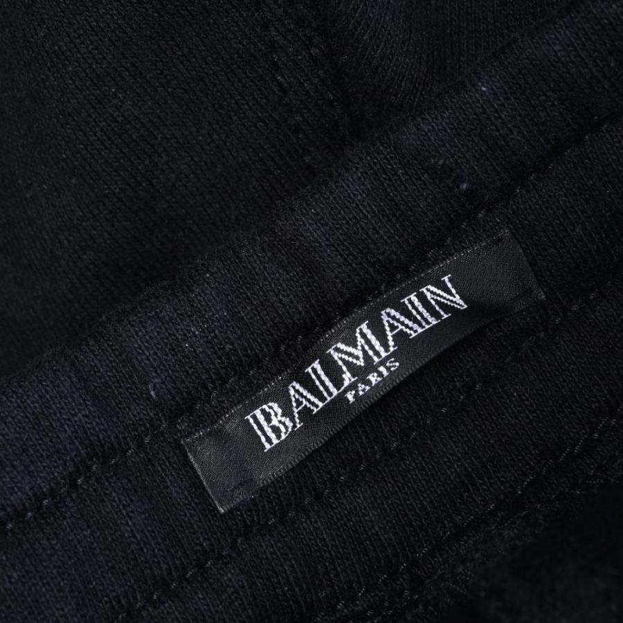 BALMAIN ジップ バイカー スウェットパンツ XS ブラック