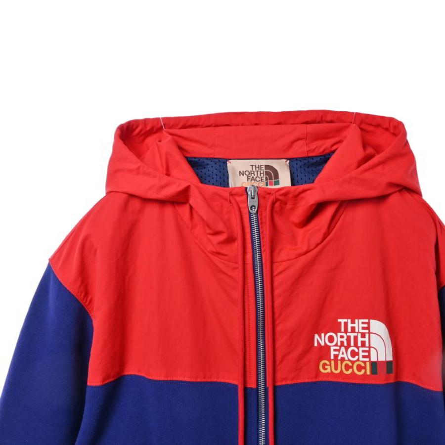 GUCCI（グッチ） 美品 × THE NORTH FACE ロゴプリント ブロックカラー