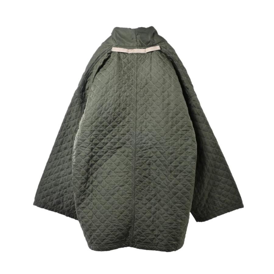 YANTOR(ヤントル) ウール 比翼 ロングステンカラーコート メンズ
