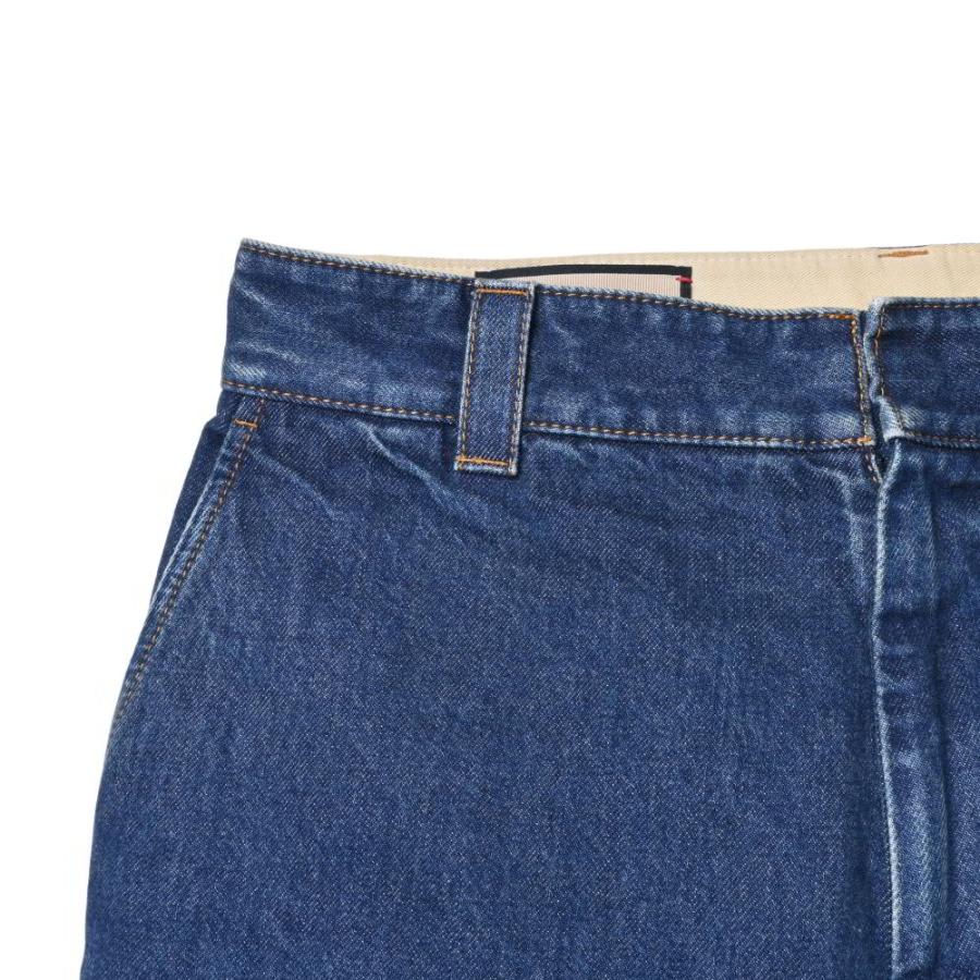 GUCCI（グッチ） 美品 ワイド デニム パンツ 46 ブルー KL4B2CAK61 