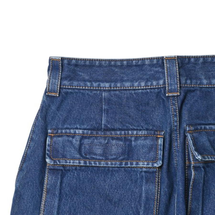 GUCCI（グッチ） 美品 ワイド デニム パンツ 46 ブルー KL4B2CAK61 