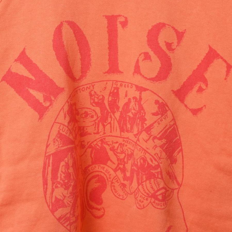 美品 SAINT MICHAEL BerBerJin NOISE プリント スウェット XL オレンジ セントマイケル KL4B3PC65_3