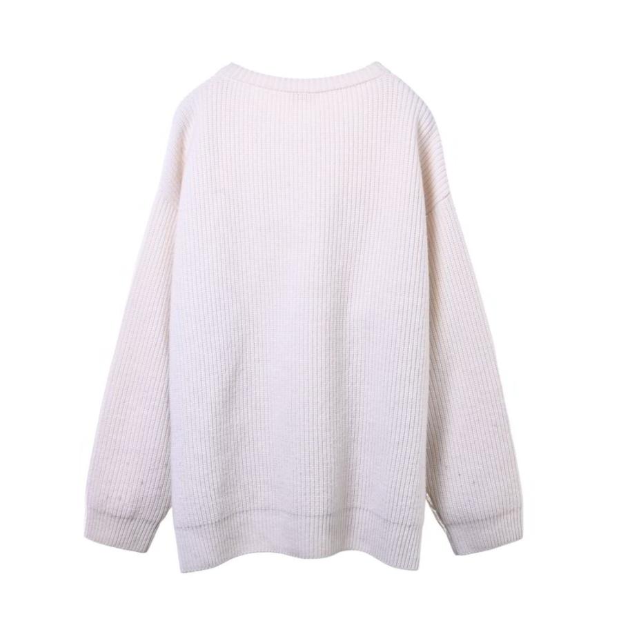 CELINE ウール ロゴ スタッズ オーバーサイズ セーター M