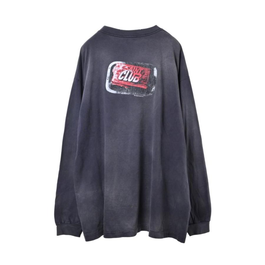 美品 SAINT MICHAEL SAINT CLUB プリント ロングTシャツ XXL