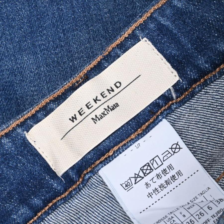 Max Mara 美品 WEEKEND ストレッチ デニム パンツ 38 インディゴ  
