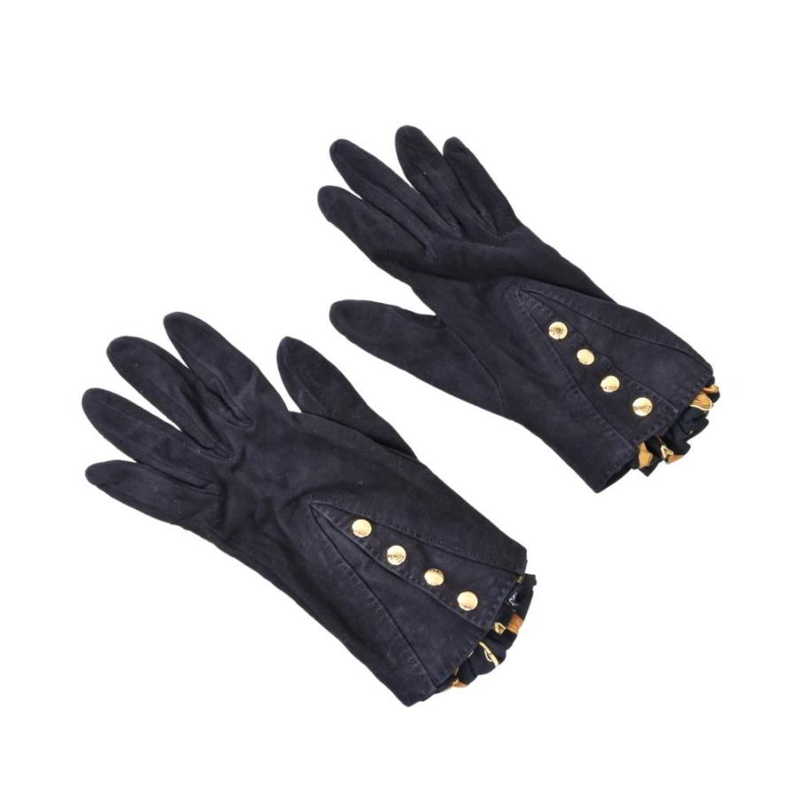 HERMES ブラック スエード 手袋 【公式通販】