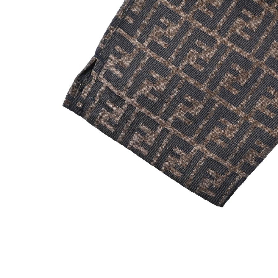 FENDI（フェンディ） 美品 ヴィンテージ ズッカ柄 パンツ 40 ブラウン
