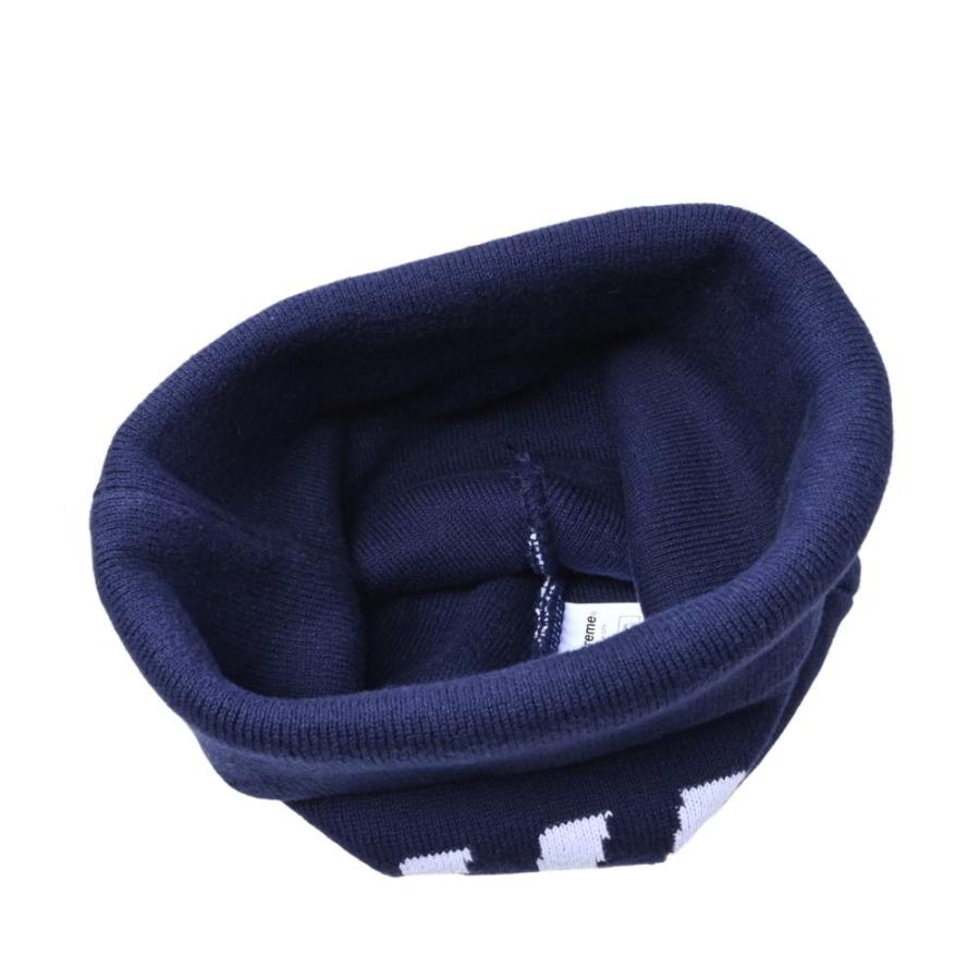 Supreme（シュプリーム） 美品 カシミヤ混 ロゴ ニット帽 FREE