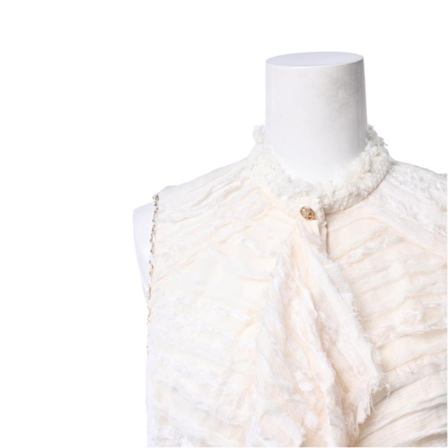 CHANEL（シャネル） 美品 CHANEL 08P P32985 ツイード切替 シルク