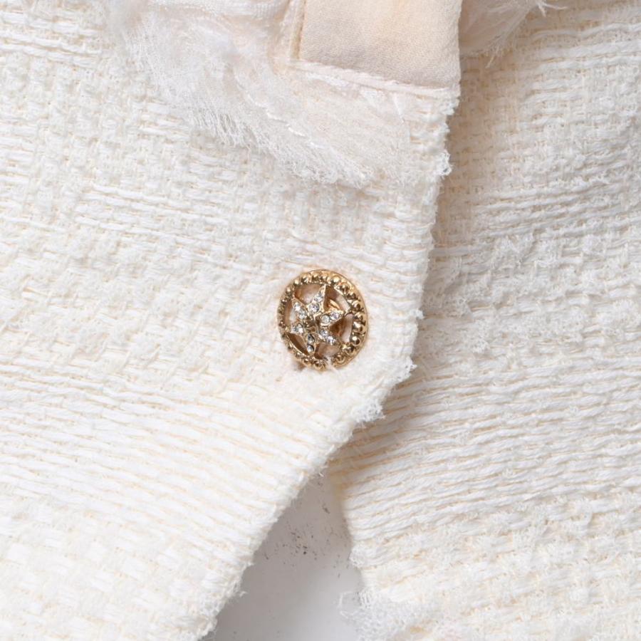 CHANEL（シャネル） 美品 CHANEL 08P P32985 ツイード切替 シルク