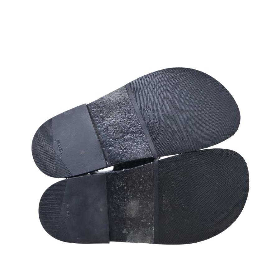 CHANEL クリスタル ブラックサンダル 35 CHANEL クリスタル ブラックサンダル 35