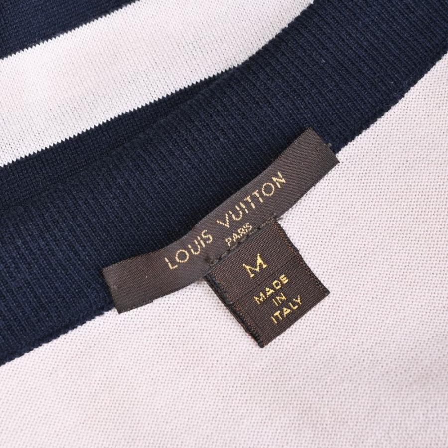 LOUIS VUITTON（ルイ・ヴィトン） ボーダー コットン ニットワンピース  