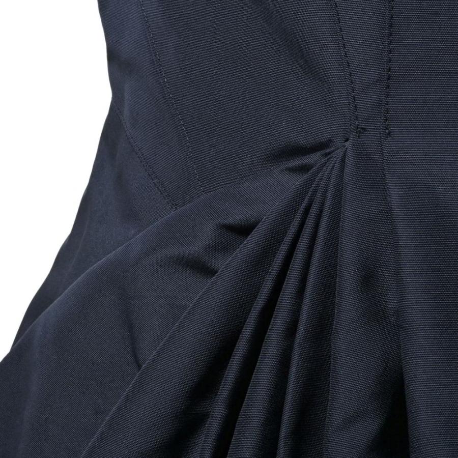 FOXEY NEW YORK 美品 DAISY LIN for シルク ワンピース 38 ネイビー  