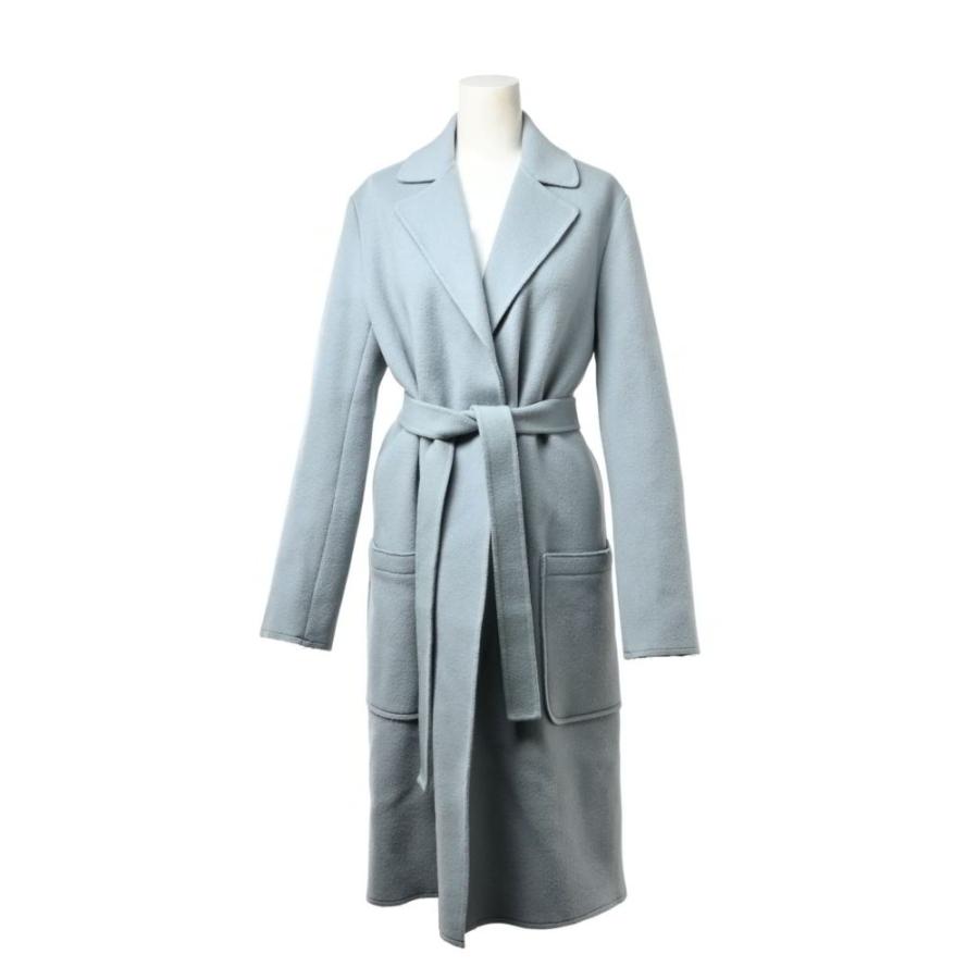 ヘルムートラング　ライトトレンチコート　ブルー HELMUT LANG（ヘルムートラング） カシミヤ混 インサイドアウト ベルト