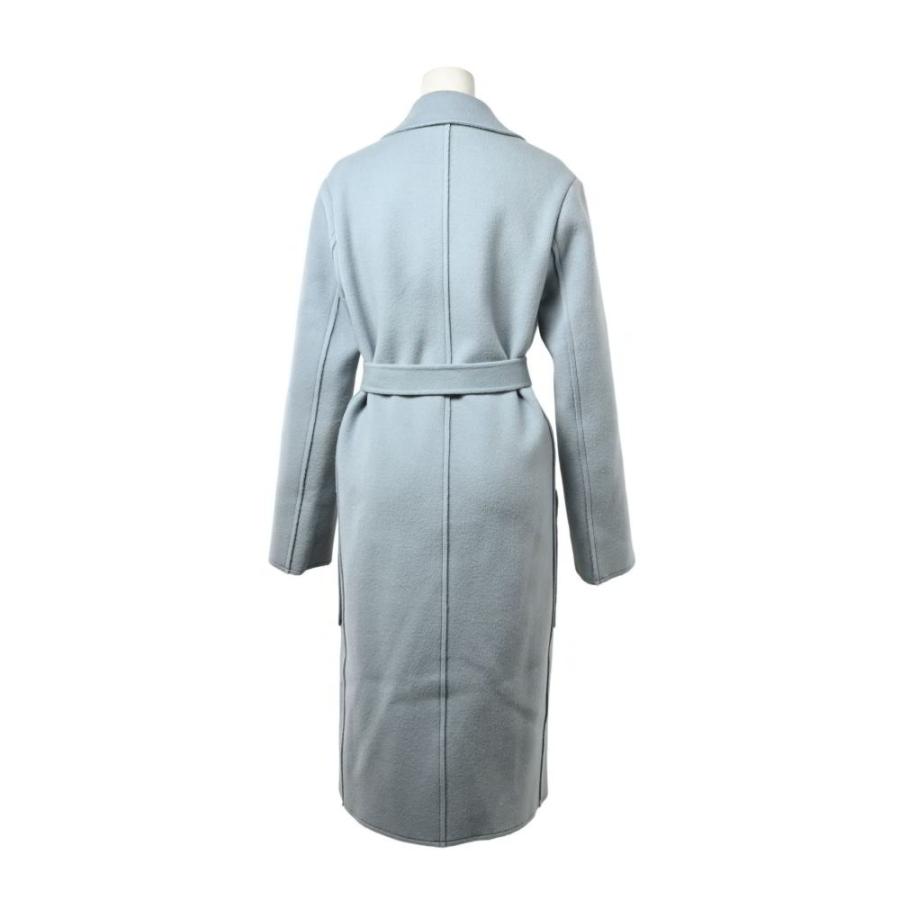 ヘルムートラング　ライトトレンチコート　ブルー HELMUT LANG（ヘルムートラング） カシミヤ混 インサイドアウト ベルト