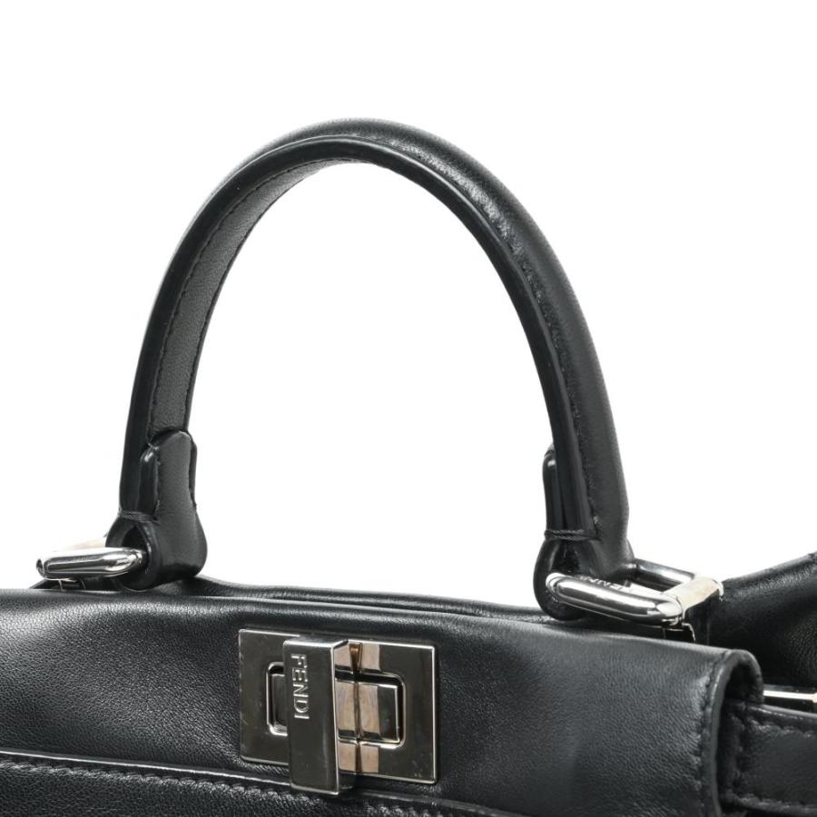 FENDI（フェンディ） ピーカブーミニ 2way レザー ショルダーバッグ 