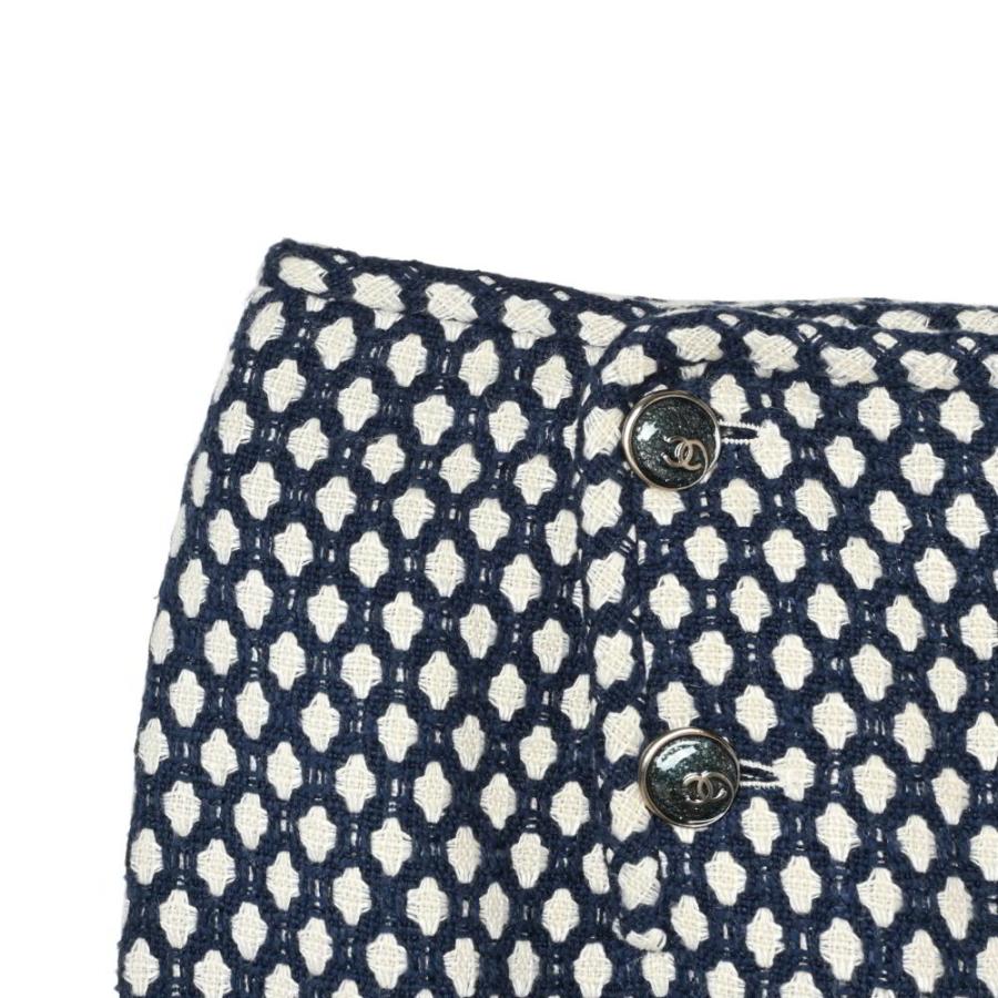 CHANEL（シャネル） 美品 CHANEL 08P P32954V23394 シルク混 スカート  