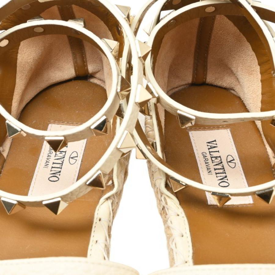 VALENTINO ロックスタッズ エスパドリーユ サンダル シューズ 靴