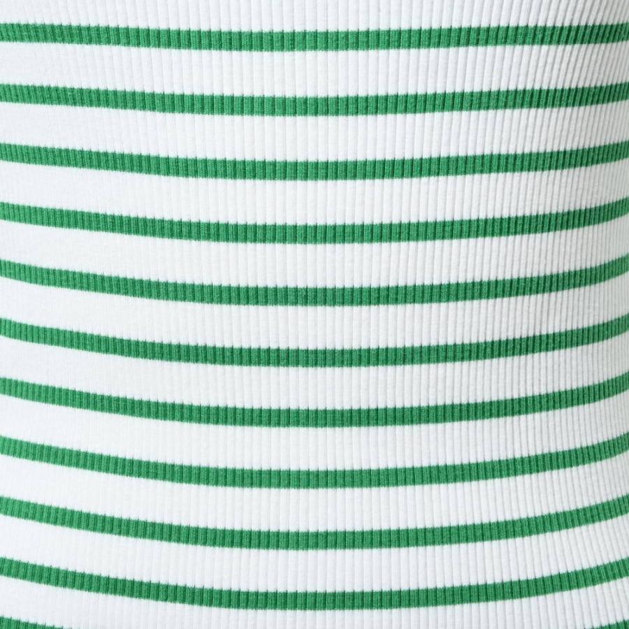 AURALEE 美品 for Ron Herman ボーダー リブ カットソー 0 ホワイト  