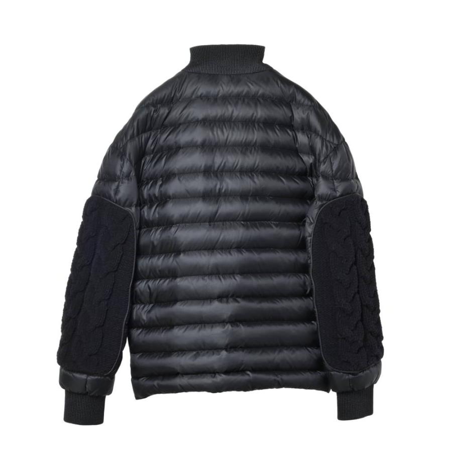 MONCLER Y ケーブル ニット ドッキング ダウン ジャケット 00 ブラック モンクレール KL4BAQUP93_1