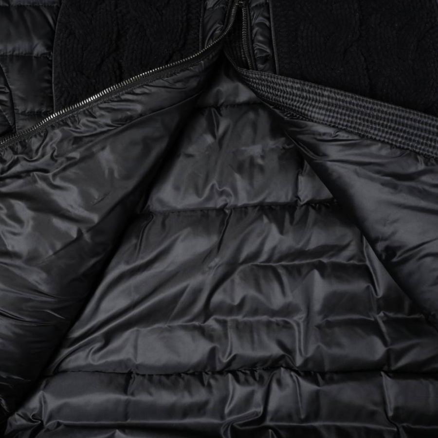 MONCLER Y ケーブル ニット ドッキング ダウン ジャケット 00 ブラック モンクレール KL4BAQUP93_5