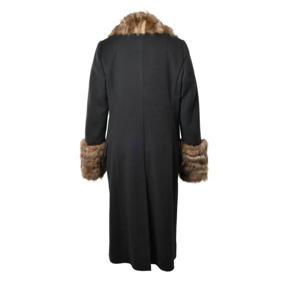 FENDI（フェンディ） 美品 ロシアンセーブル カシミヤ ロングコート 40