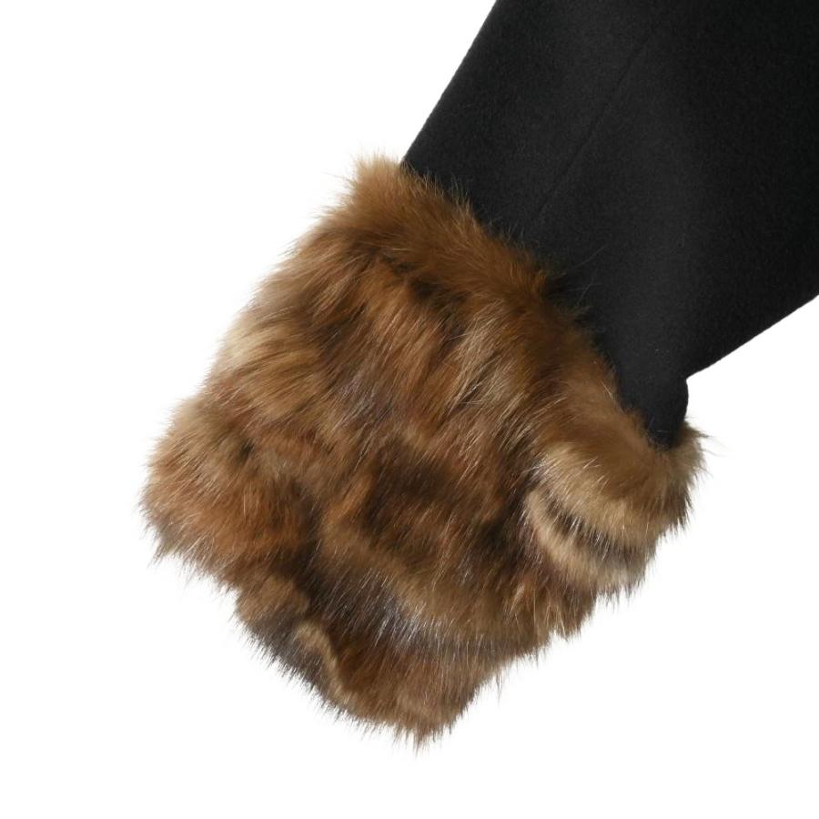 FENDI（フェンディ） 美品 ロシアンセーブル カシミヤ ロングコート 40