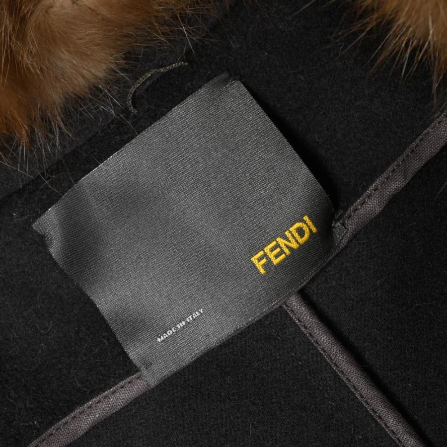 FENDI（フェンディ） 美品 ロシアンセーブル カシミヤ ロングコート 40  