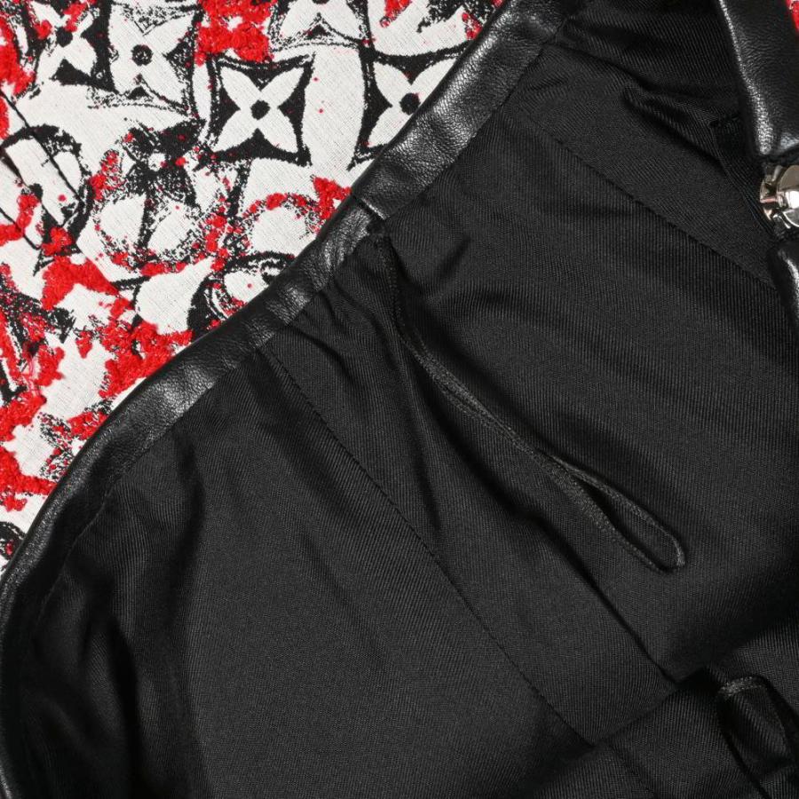 LOUIS VUITTON FESK13FUQ モノグラムジャガード コットン混 スカート 