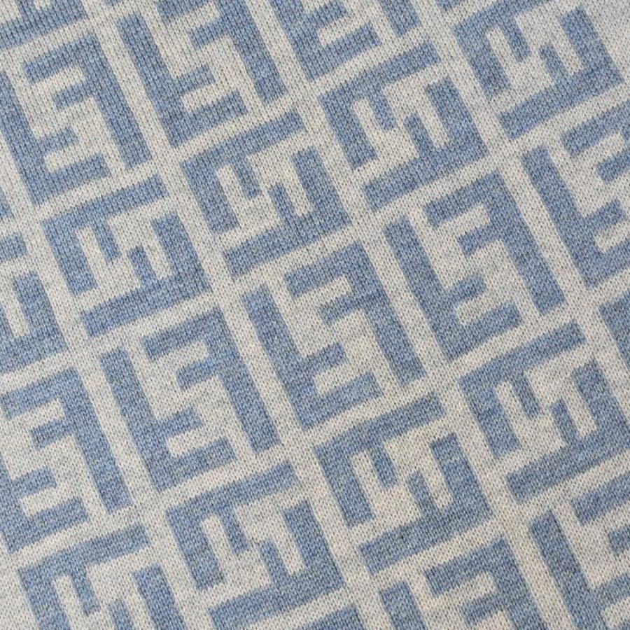 FENDI（フェンディ） イタリア製 ズッカ柄 ウール マフラー FREE