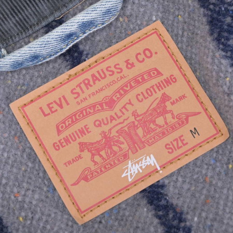 Levi's（リーバイス） 美品 × Stussy Type エンボス トラッカー