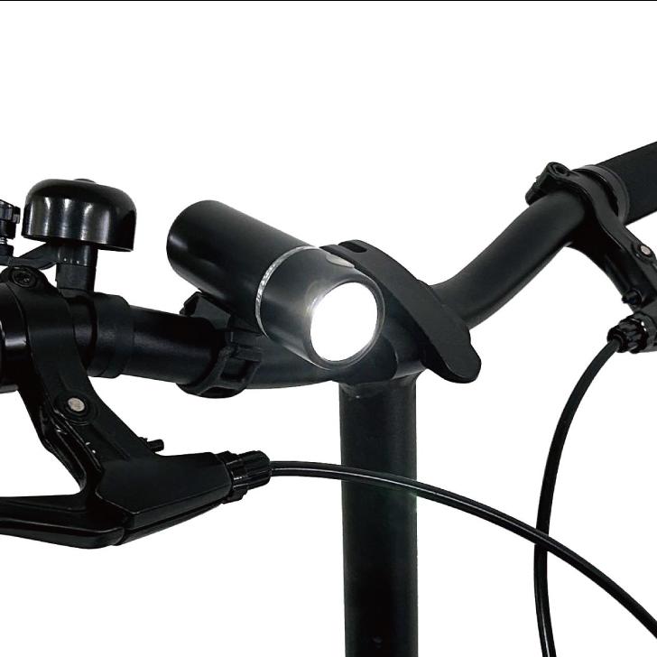 自転車用ライト 1LEDライト BL06 800cd ブラック ホワイト カーキ 電池